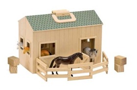 MelissaDougFoldNGoStableHorse250