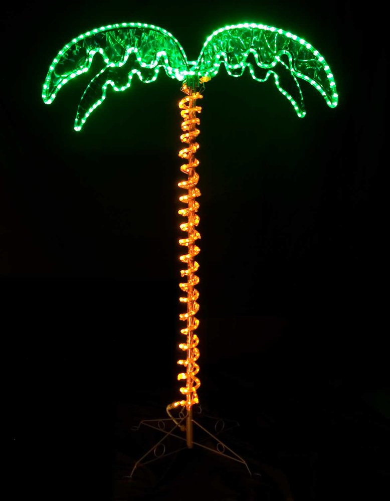Lights for Summer ~ Christmas Lights Etc. Lighted Palm Tree gets ...