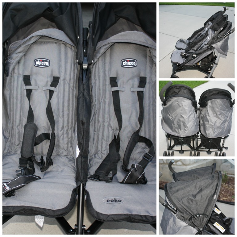 chicco double stroller side by side