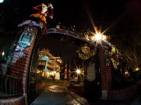 Haunted Mansion Holiday – From Sept. 12 through Oct. 31, 2014, families will celebrate Halloween Time at the Disneyland Resort as they interact with some of Disney’s most beloved characters decked out in seasonal costumes. Even the Disney villains get into the “spirit” of the celebration at Disneyland Park. Guests also will enjoy Haunted Mansion Holiday and a scary adventure at Space Mountain Ghost Galaxy. Mickey’s Halloween Party, a special ticketed event, will run for 14 nights including October 31. (Paul Hiffmeyer/Disneyland)