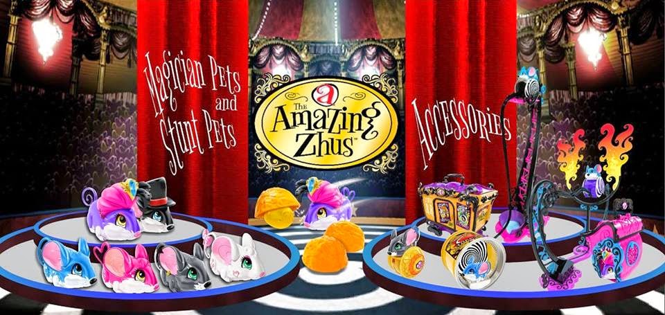 NEW The Amazing Zhus HIGH DIVE TOY with Magician Pet Magic Cards Wand Ball Large 
