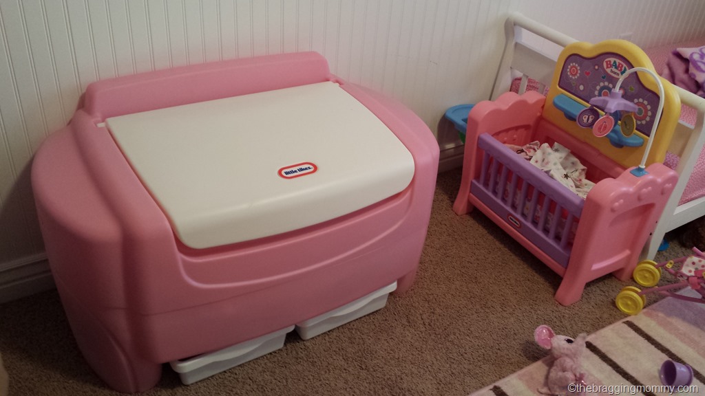 little tikes sort and store toy chest pink