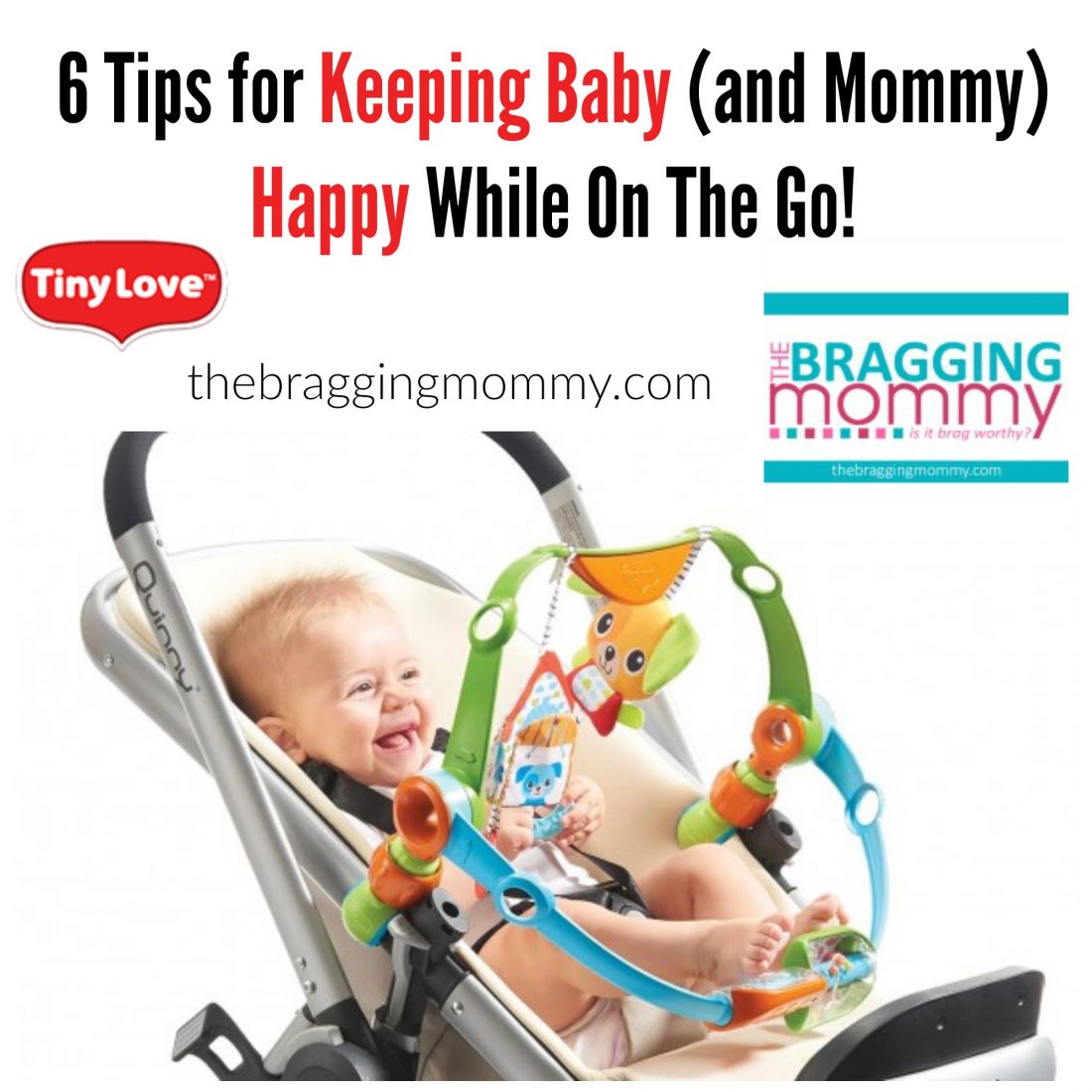 6 tips for keeping baby happy while on the go