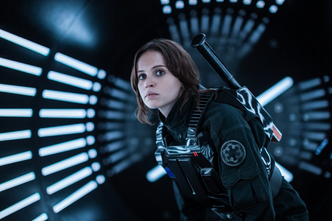 Rogue One: A Star Wars Story..Jyn Erso (Felicity Jones) ..Ph: Jonathan Olley..©Lucasfilm LFL 2016.
