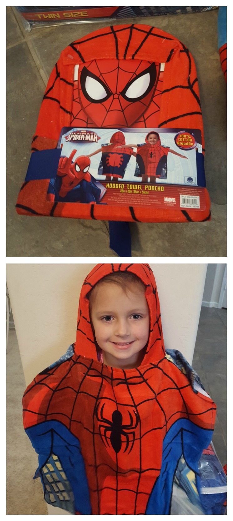 spider-man towel