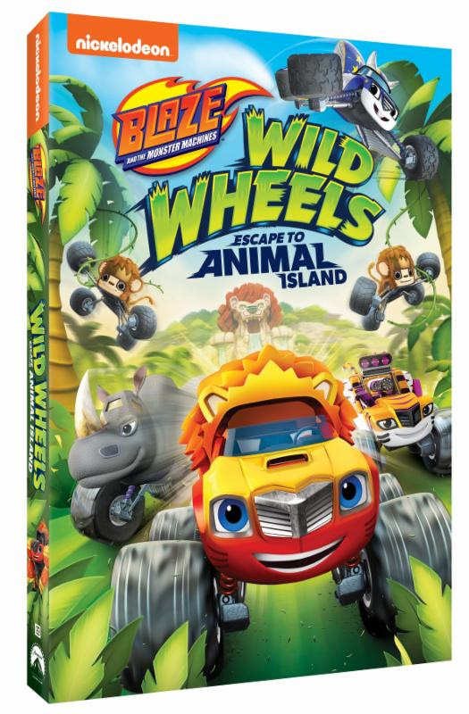 Blaze and the Monster Machines: Wild Wheels Escape to Animal Island DVD  Giveaway