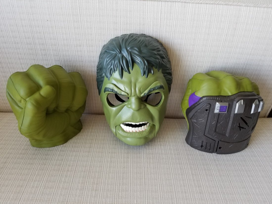 Marvel Hulk Smash FX Fists Out Mask Avengers Thor Ragnarok Toy Review  Hasbro 