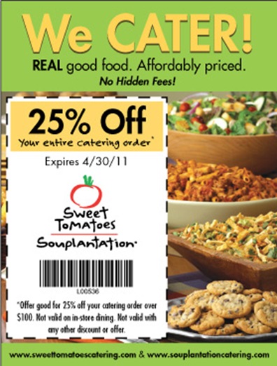 Catering-Coupon April