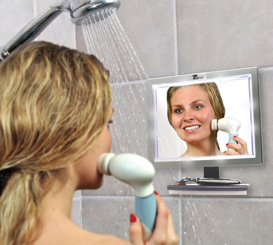  ToiletTree Products Deluxe LED Fogless Shower Mirror