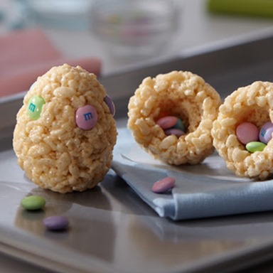 rice crispy treat eggs