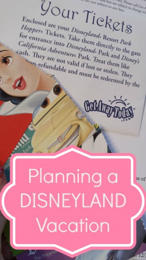 planning a disneyland vacation