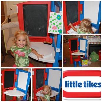 Little tikes 2 in 1 art desk and easel on sale