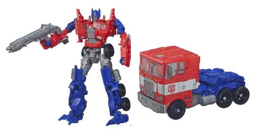 Transformers age of extinction evasion mode optimus prime toy top