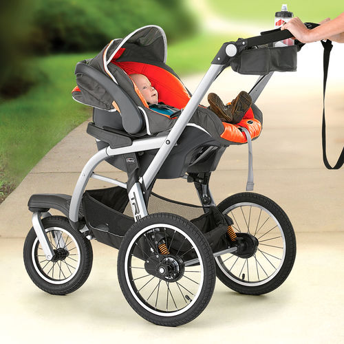 Chicco Tre Jogging Stroller-Radius and the Nextfit Convertible Car Seat