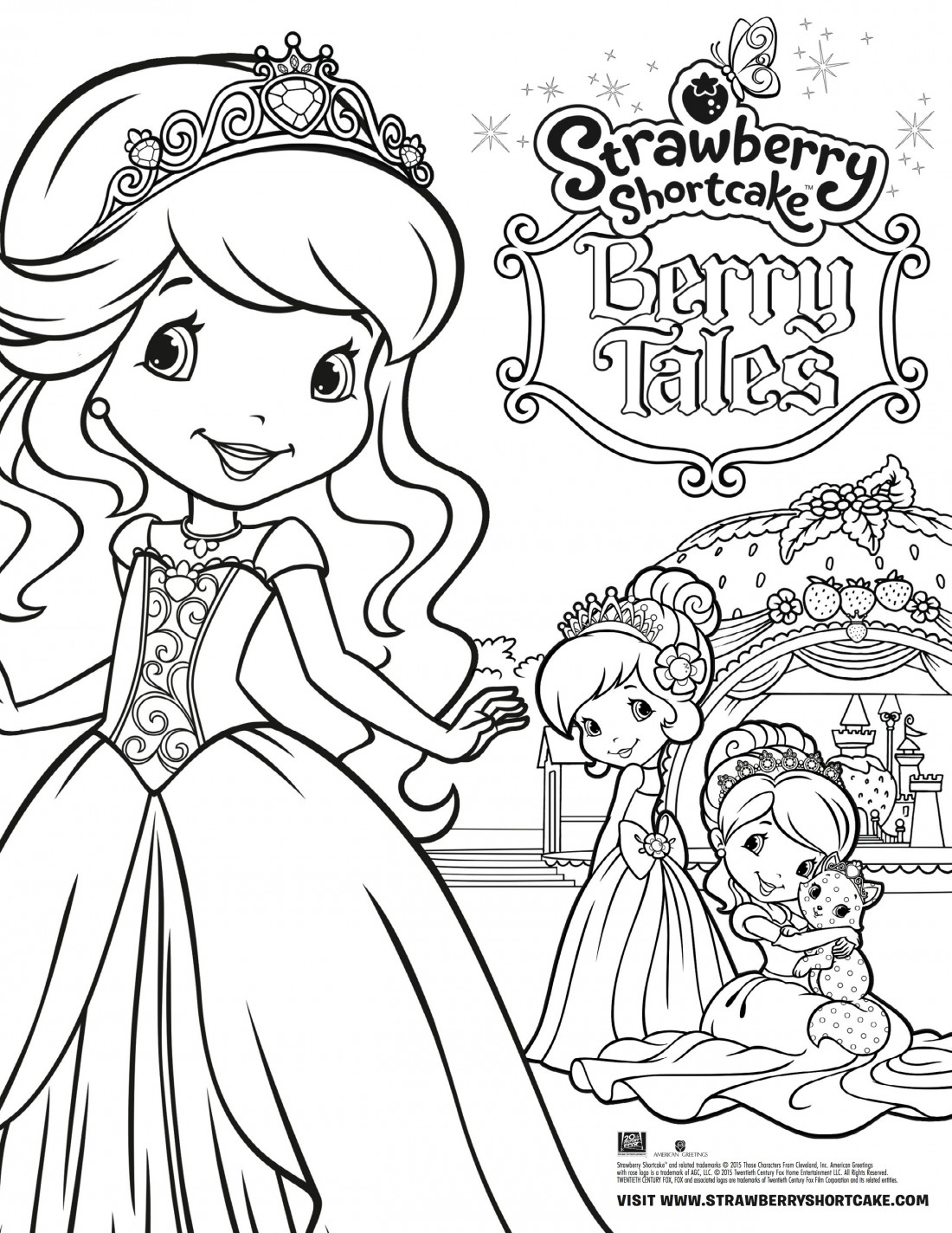 Berry Tales Coloring Sheet
