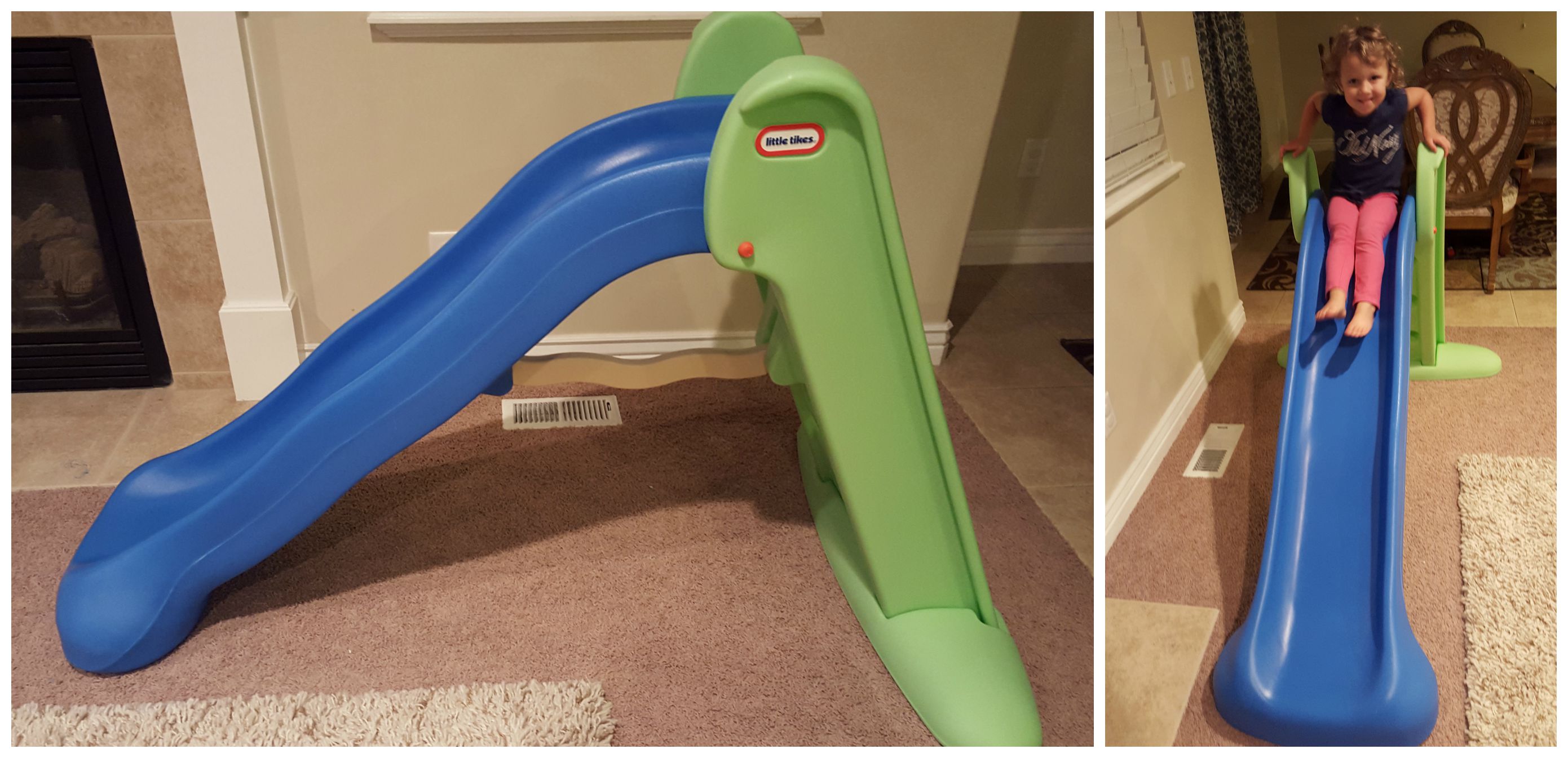 Little tikes large folding outlet slide