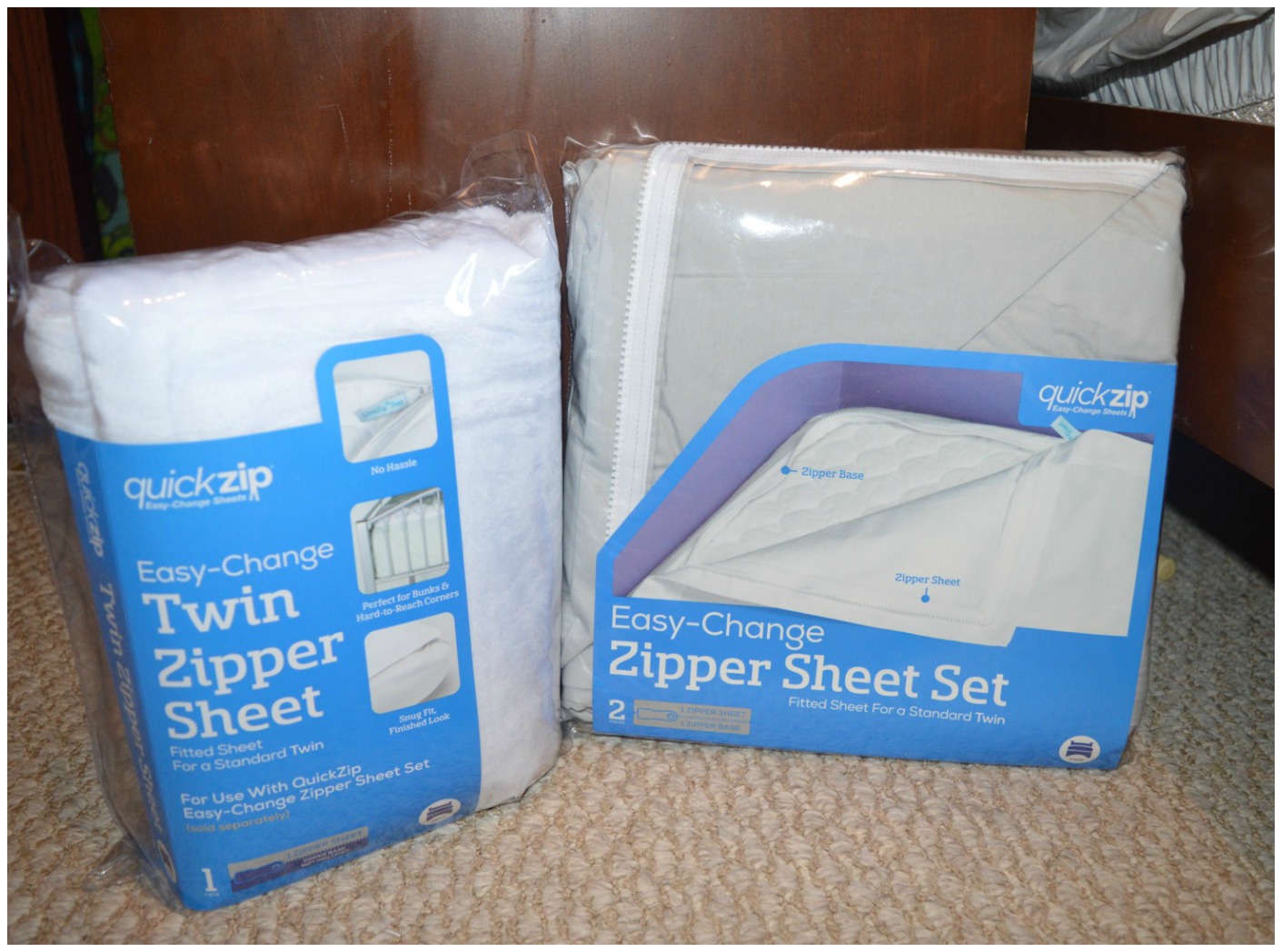 The Quickzip Fitted Sheet System - QuickZip Sheet