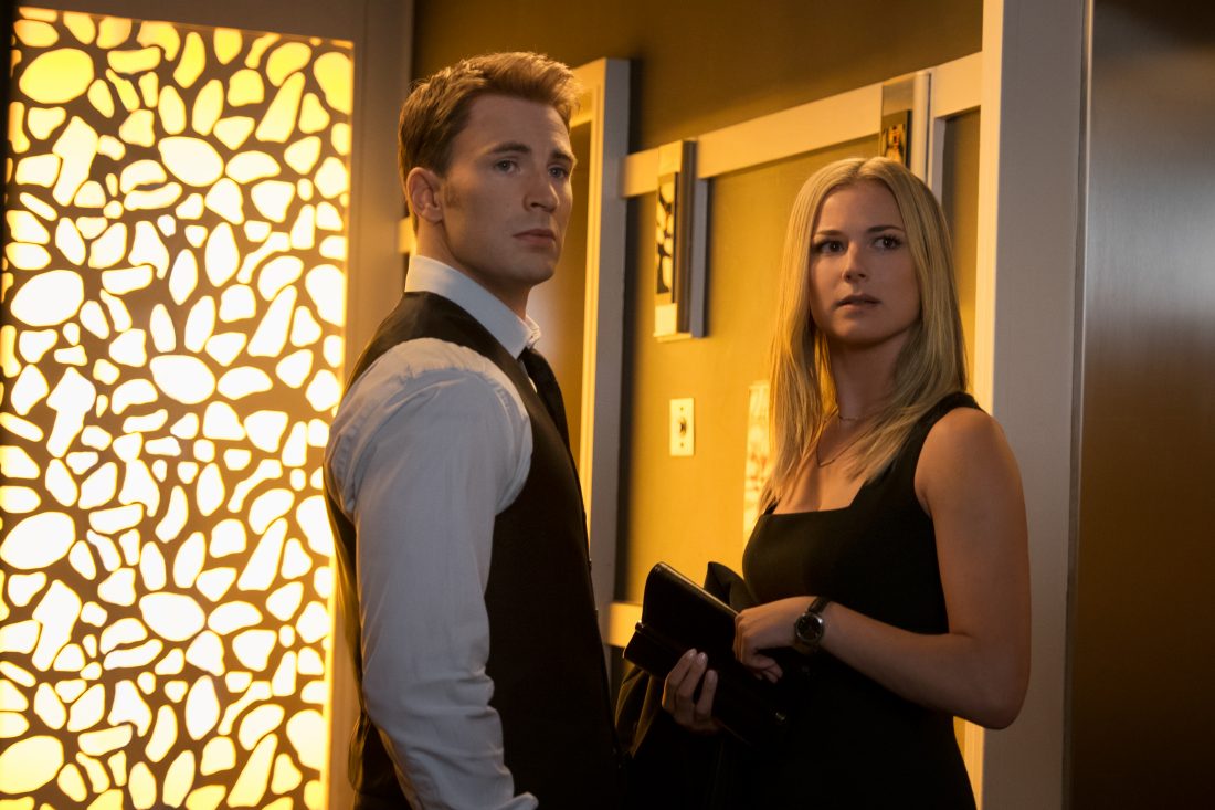 Marvel's Captain America: Civil War..L to R: Captain America/Steve Rogers (Chris Evans) and Agent 13/Sharon Carter (Emily VanCamp)..Photo Credit: Zade Rosenthal..© Marvel 2016