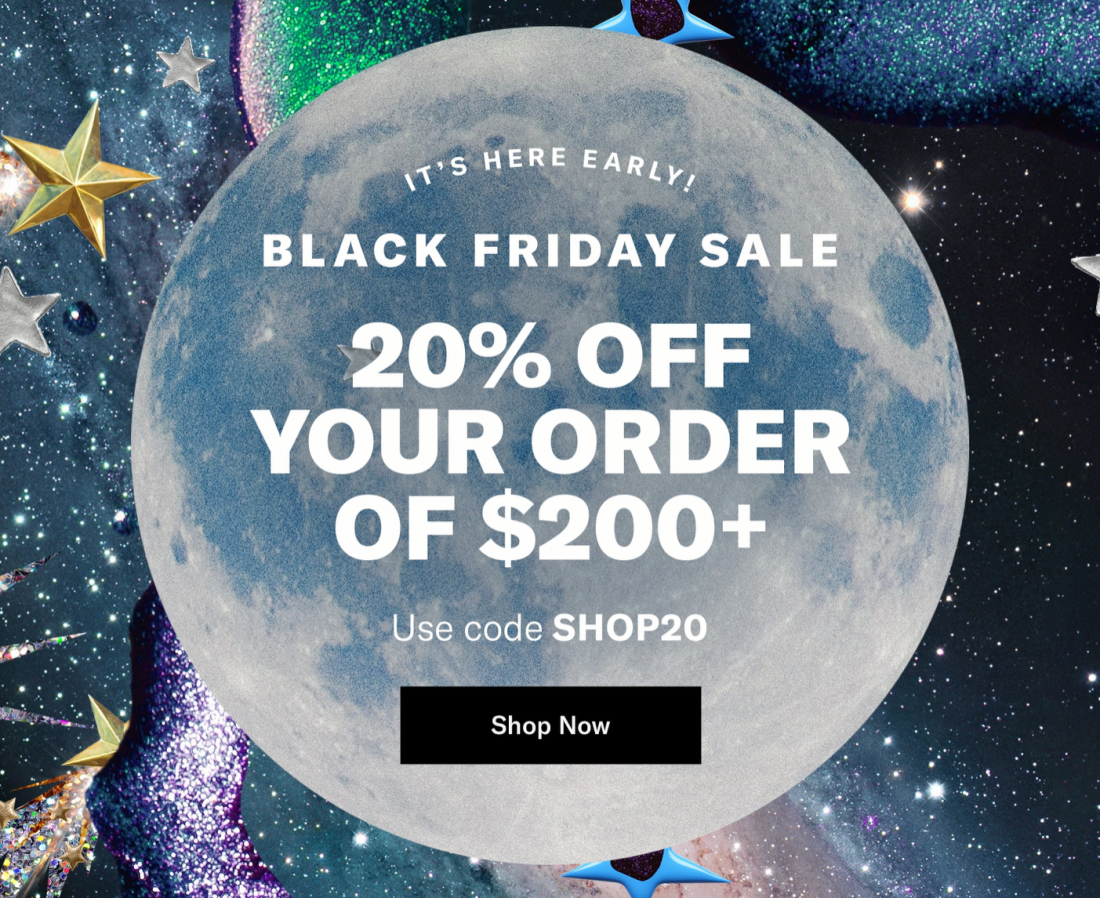 Shopbop Black Friday Sale is Happening Now! Get 20 off your order with