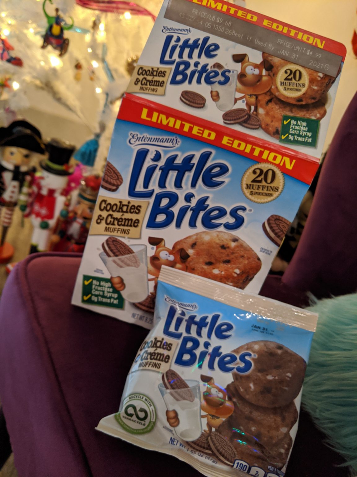 Little Bites Cookies and Creme Muffins are back just in time for the