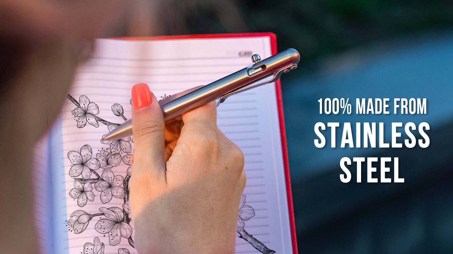 Stainless Steel Bolt Action Pen